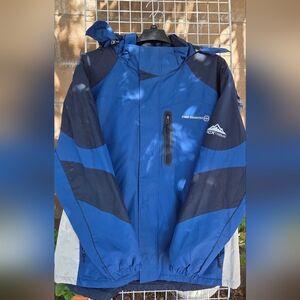 Free Country Men's Blue and Black Jacket
